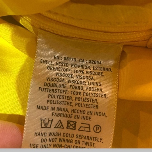 Anthropologie Maeve Calendula Beaded Peplum Top Sz 2 Yellow - Picture 7 of 7